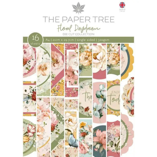 The Paper Tree Floral Daydream A4 Die Cut sheets (PTC1247) - Printable Heaven