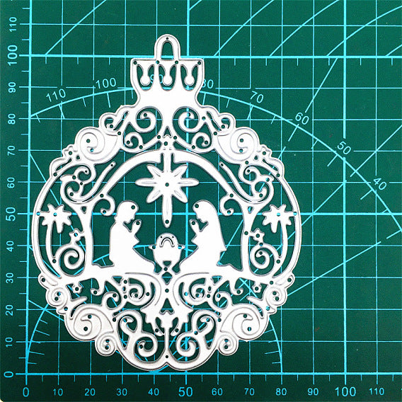 Printable Heaven Large Cutting Die - Intricate Bauble (1pc)(PW-WG38024-01)