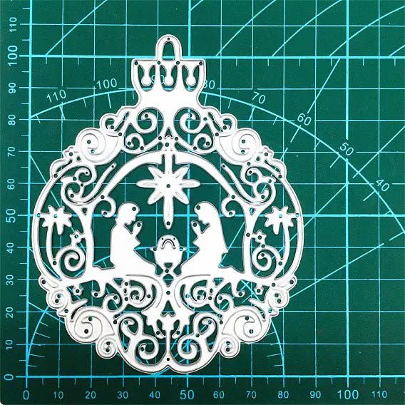 Printable Heaven Large Cutting Die - Intricate Bauble (1pc)(PW-WG38024-01) - Printable Heaven