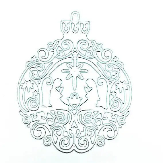 Printable Heaven Large Cutting Die - Intricate Bauble (1pc)(PW-WG38024-01) - Printable Heaven