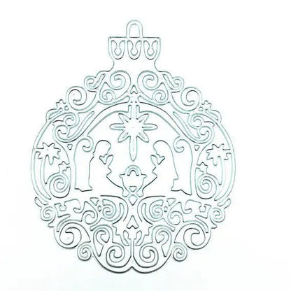 Printable Heaven Large Cutting Die - Intricate Bauble (1pc)(PW-WG38024-01) - Printable Heaven