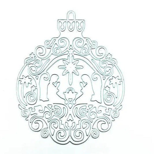 Printable Heaven Large Cutting Die - Intricate Bauble (1pc)(PW-WG38024-01) - Printable Heaven