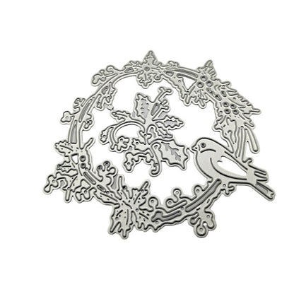 Printable Heaven Large Cutting Die - Bird and Wreath (2pcs) (PW-WG54000-01)