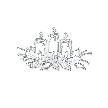 Printable Heaven Large Cutting Die - Christmas Candle (1pc) (PW-WG76908-01)