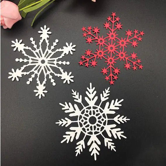 Printable Heaven Large Cutting Die - Snowflakes (3pcs) (PW-WG92560-01) - Printable Heaven