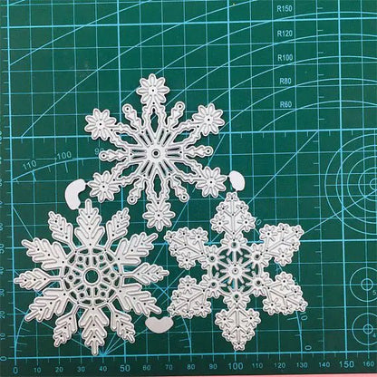 Printable Heaven Large Cutting Die - Snowflakes (3pcs) (PW-WG92560-01) - Printable Heaven