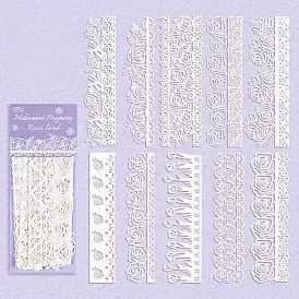 Rose and Lace Paper Borders (10 Pack) (PW-WGD198C-03) - Printable Heaven