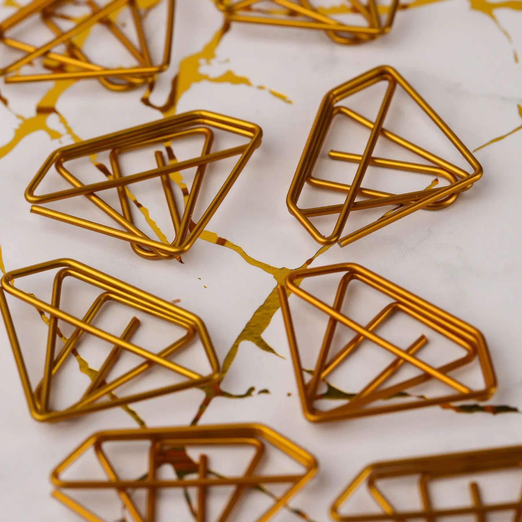 Pentagon Paper Clips (8pcs) - Modern Lustre (PMA 356005) - Printable Heaven