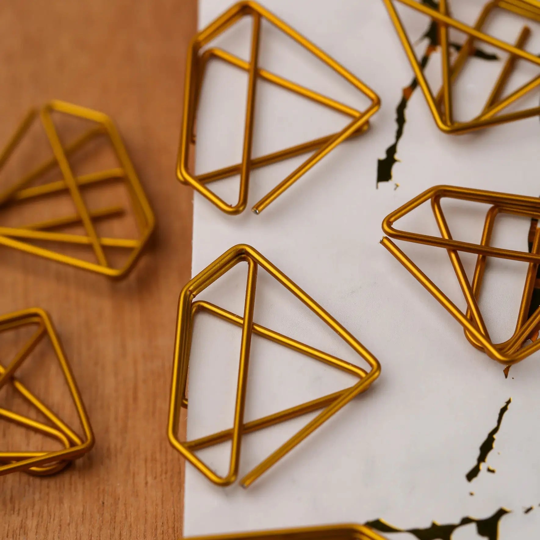 Pentagon Paper Clips (8pcs) - Modern Lustre (PMA 356005) - Printable Heaven