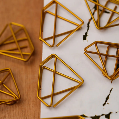 Pentagon Paper Clips (8pcs) - Modern Lustre (PMA 356005) - Printable Heaven