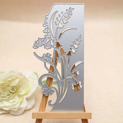 Printable Heaven Large Cutting Die - Floral Card Front (1pc) (B010) - Printable Heaven