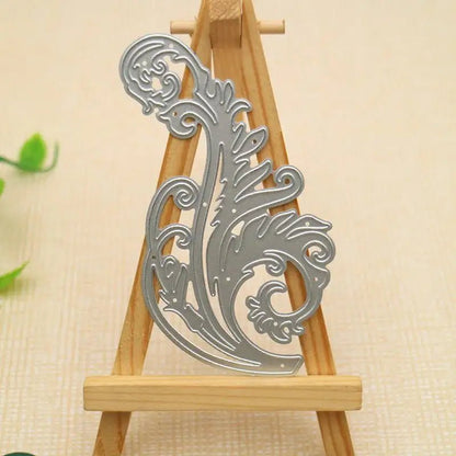 Printable Heaven Large Cutting Die - Leaf Swirl (1pc) (L043) - Printable Heaven