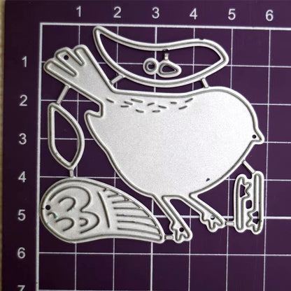 Printable Heaven Small Cutting Die - Bird (7pcs) (A018)