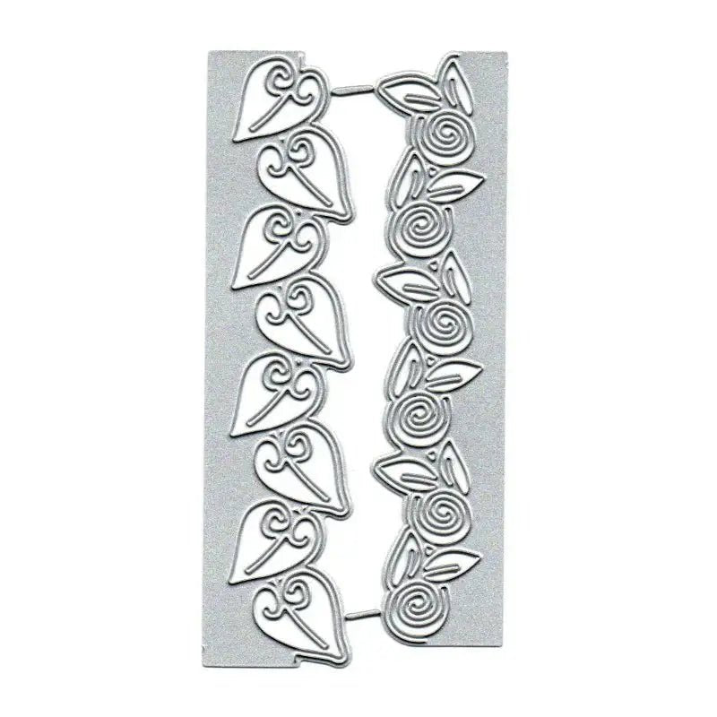 Printable Heaven Large Cutting Die - Lace Edge (2pcs) (B016) - Printable Heaven