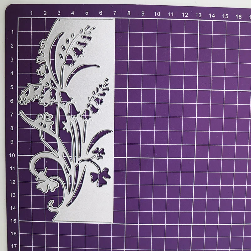 Printable Heaven Large Cutting Die - Floral Card Front (1pc) (B010)