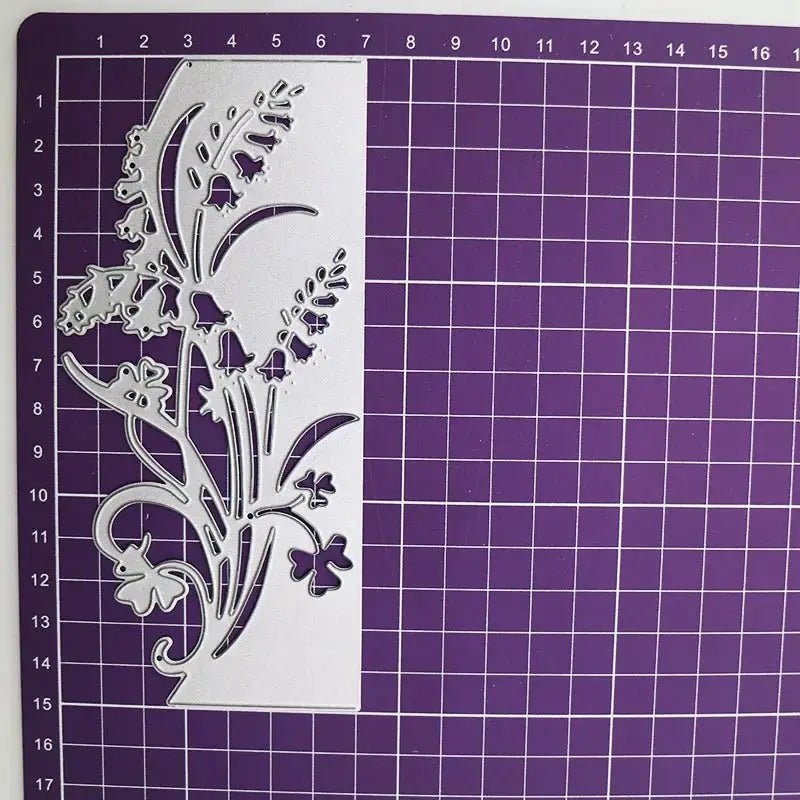 Printable Heaven Large Cutting Die - Floral Card Front (1pc) (B010) - Printable Heaven