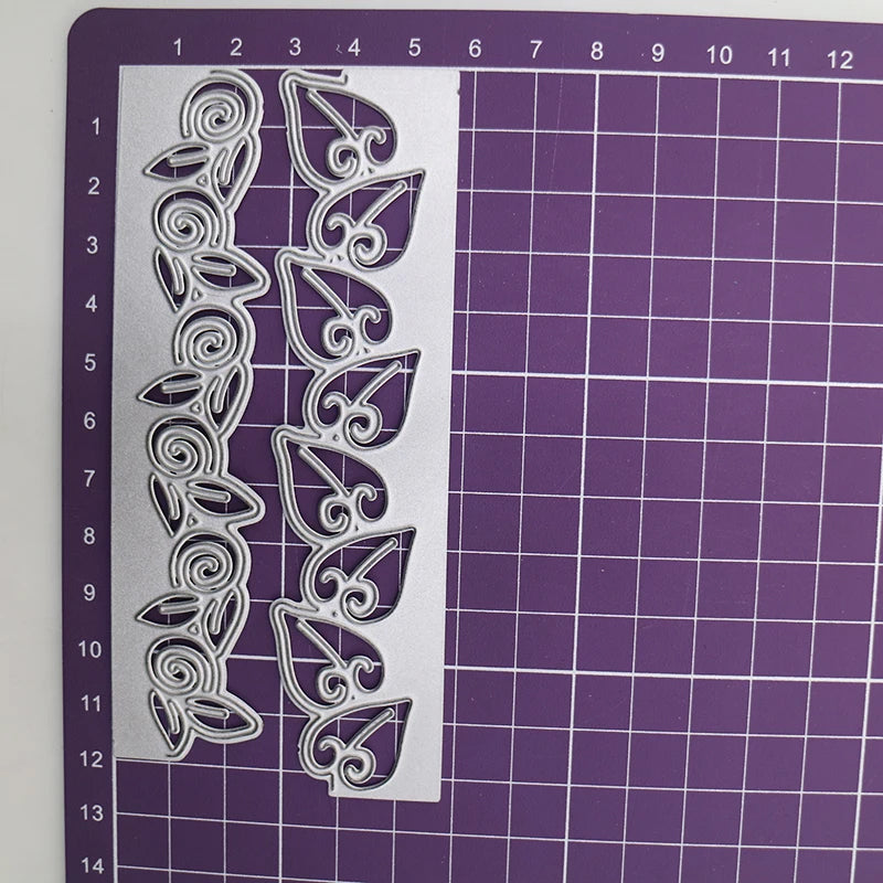 Printable Heaven Large Cutting Die -  Lace Edge (2pcs) (B016)