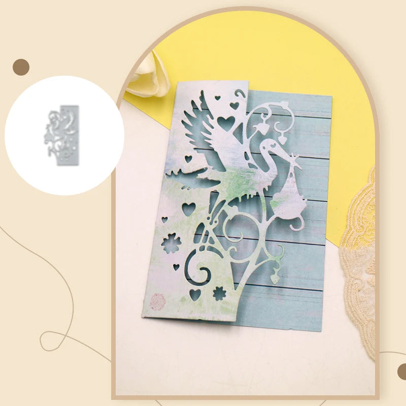 Printable Heaven Large Cutting Die - Stork (1pc)