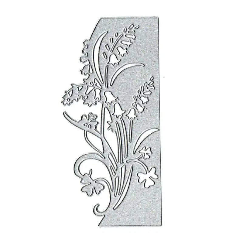 Printable Heaven Large Cutting Die - Floral Card Front (1pc) (B010) - Printable Heaven