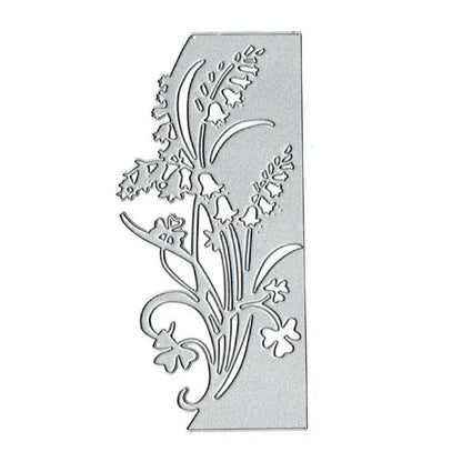 Printable Heaven Large Cutting Die - Floral Card Front (1pc) (B010) - Printable Heaven