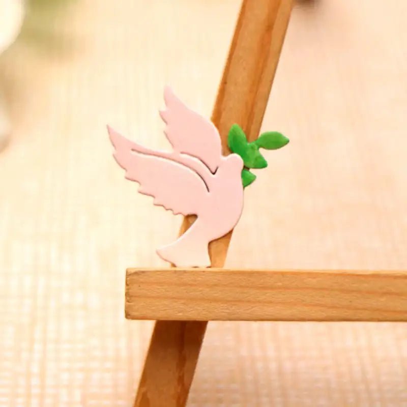 Printable Heaven Mini Cutting Die - Dove and Leaf (2pcs) (A029) - Printable Heaven