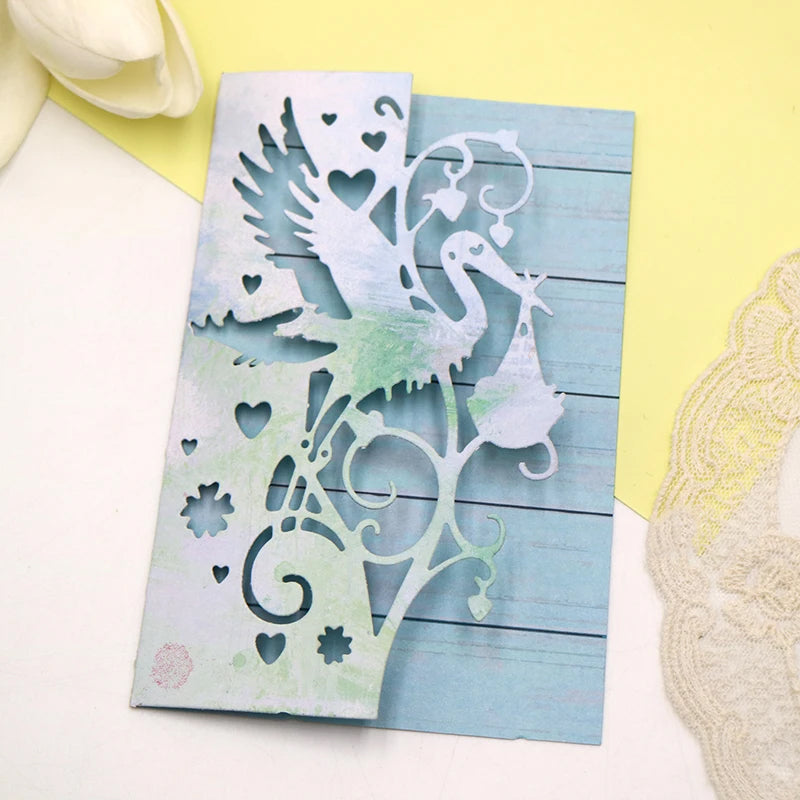 Printable Heaven Large Cutting Die - Stork (1pc) (ZG1523)