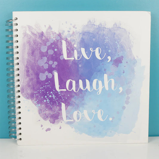 Simply Creative Scrapbook Album 12x12 Live, Laugh, Love (SCALB027)