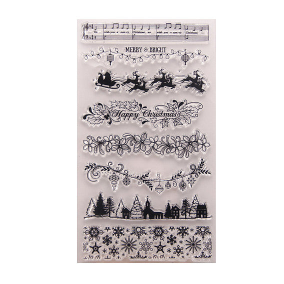 Christmas Edge Stamp Set (8 pcs)