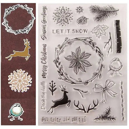 Winter Stamp Set (22 pcs) (SCRA-PW0004-491) - Printable Heaven