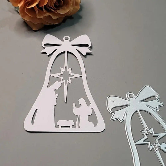 Printable Heaven Large Cutting Die - Nativity Bell (1pc) (P066) - Printable Heaven
