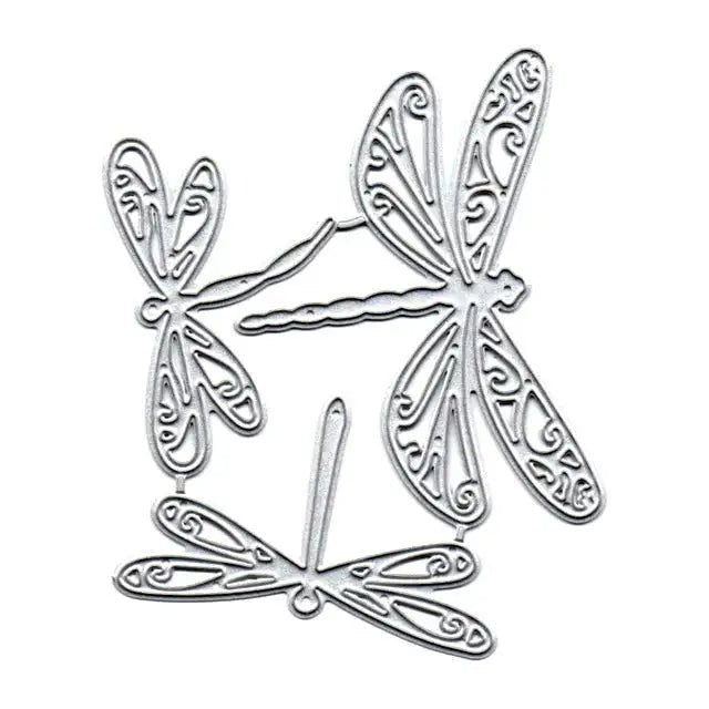 Printable Heaven Large Cutting Die - Dragonflies (3pcs) (A171) - Printable Heaven