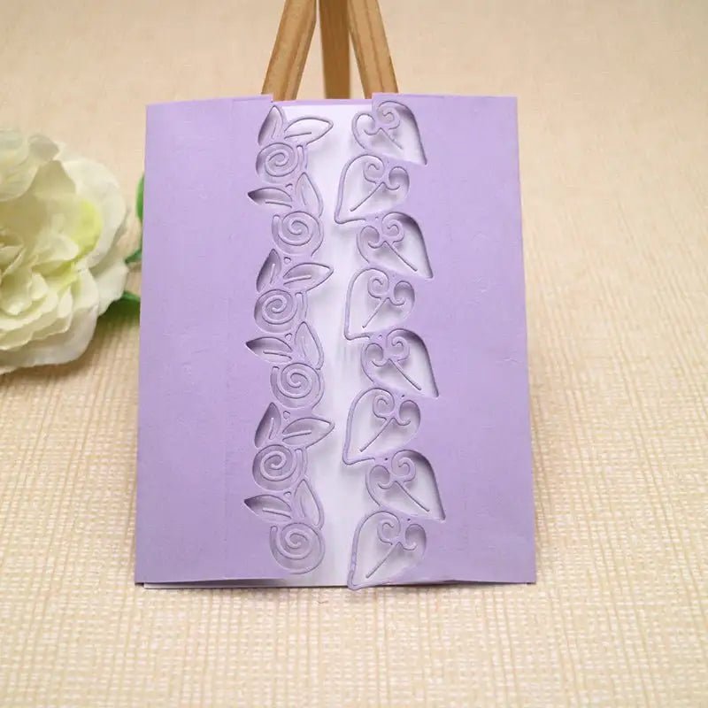 Printable Heaven Large Cutting Die - Lace Edge (2pcs) (B016) - Printable Heaven