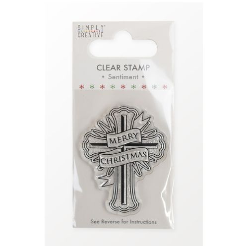 Simply Creative Mini Clear Stamp - Cross