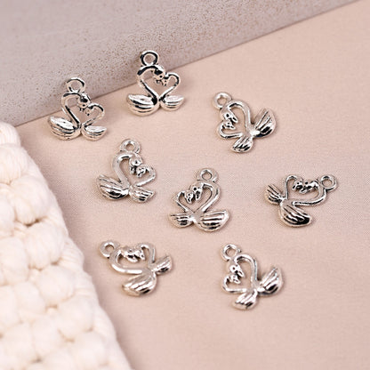 Swans Metal Charms (8pcs) (MLB-031)