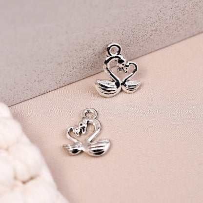 Swans Metal Charms (8pcs) (MLB-031)
