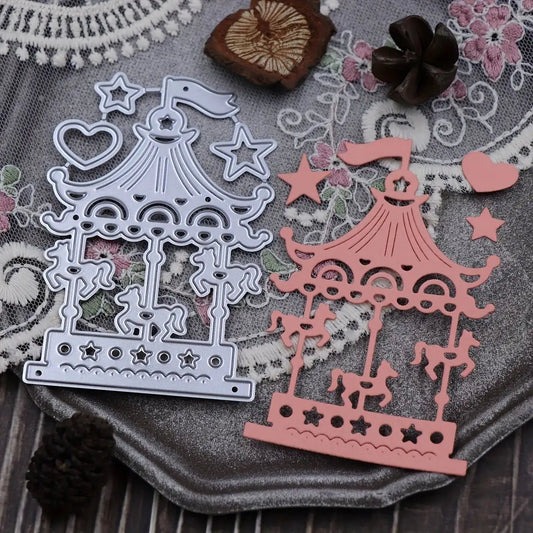 Printable Heaven Small Cutting Die - Merry-go-round (1pc) (T225) - Printable Heaven