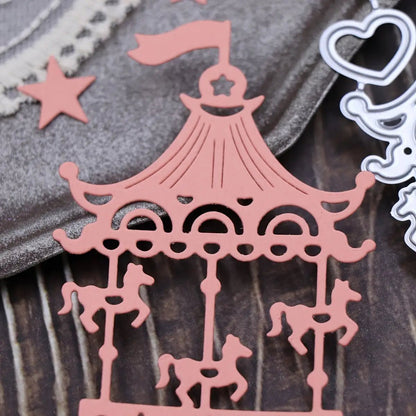 Printable Heaven Small Cutting Die - Merry-go-round (1pc) (T225) - Printable Heaven