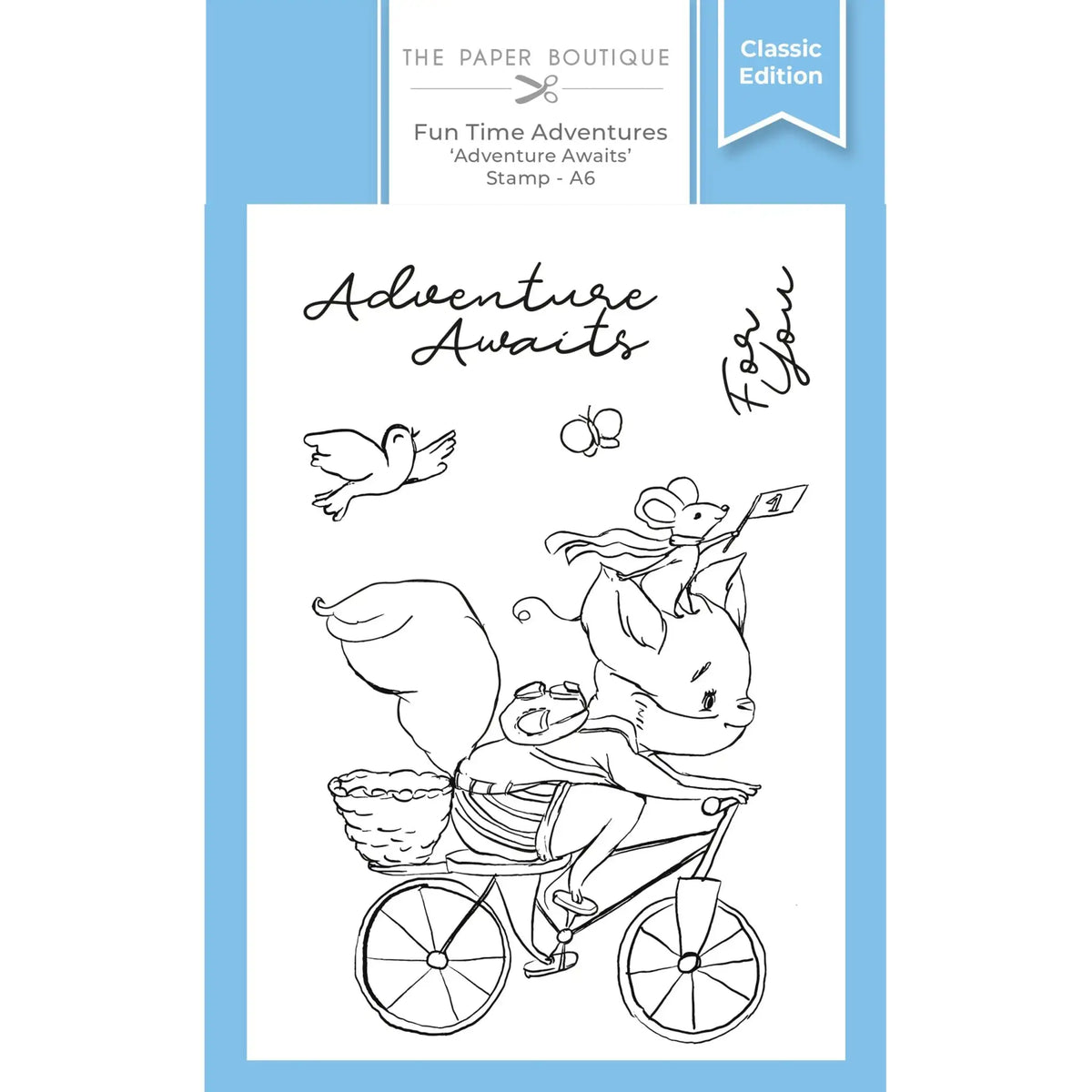 The Paper Boutique - Fun Time Adventures - A6 Stamp Set - For You (5pcs) (PB2043) - Printable Heaven