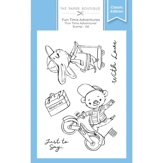 The Paper Boutique - Fun Time Adventures - A6 Stamp Set - With Love (5pcs) (PB2044) - Printable Heaven