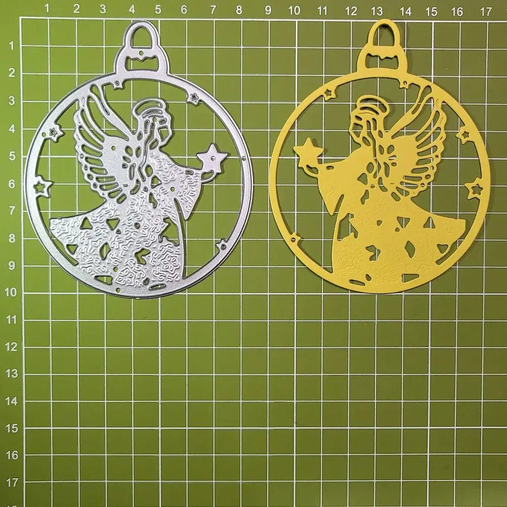 Printable Heaven Large Cutting Die - Angel Bauble (1pc) (P041) - Printable Heaven