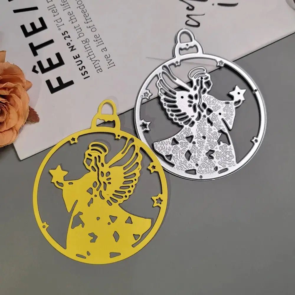 Printable Heaven Large Cutting Die - Angel Bauble (1pc) (P041) - Printable Heaven
