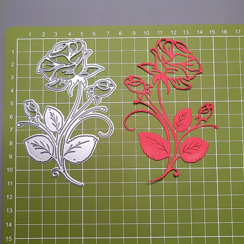 Printable Heaven Large Cutting Die - Rose (1pc) (F068)