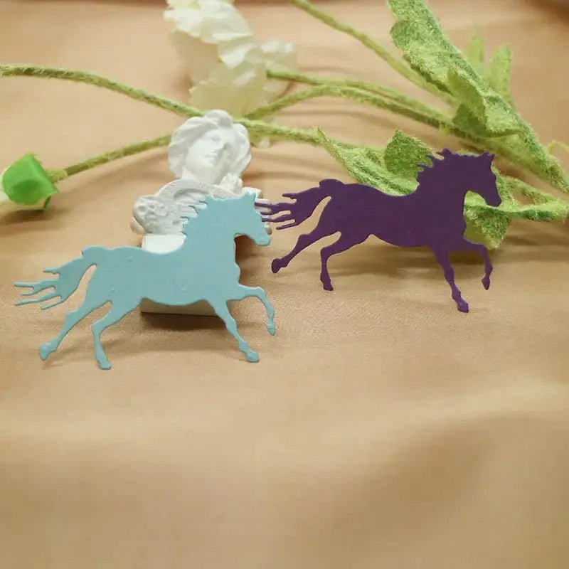 Printable Heaven Small Cutting Die - Horse Racing (1pcs) (A082) - Printable Heaven