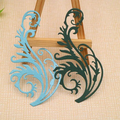 Printable Heaven Large Cutting Die - Leaf Swirl (1pc) (L043) - Printable Heaven