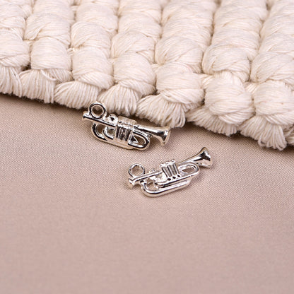 Trumpet Metal Charms (8pcs) (MLB-018)