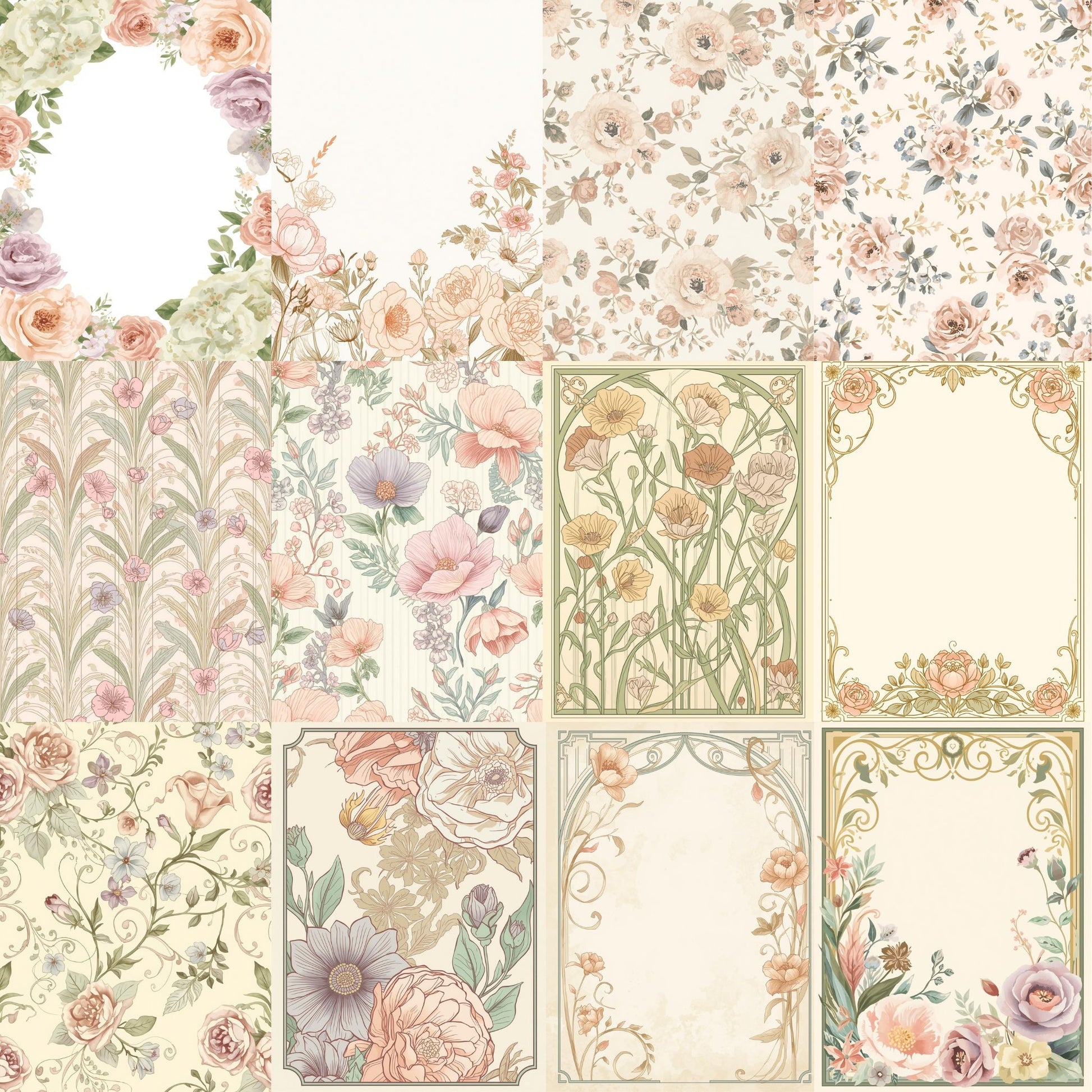 Download - Flowers for Mum (12 Designs) - Printable Heaven