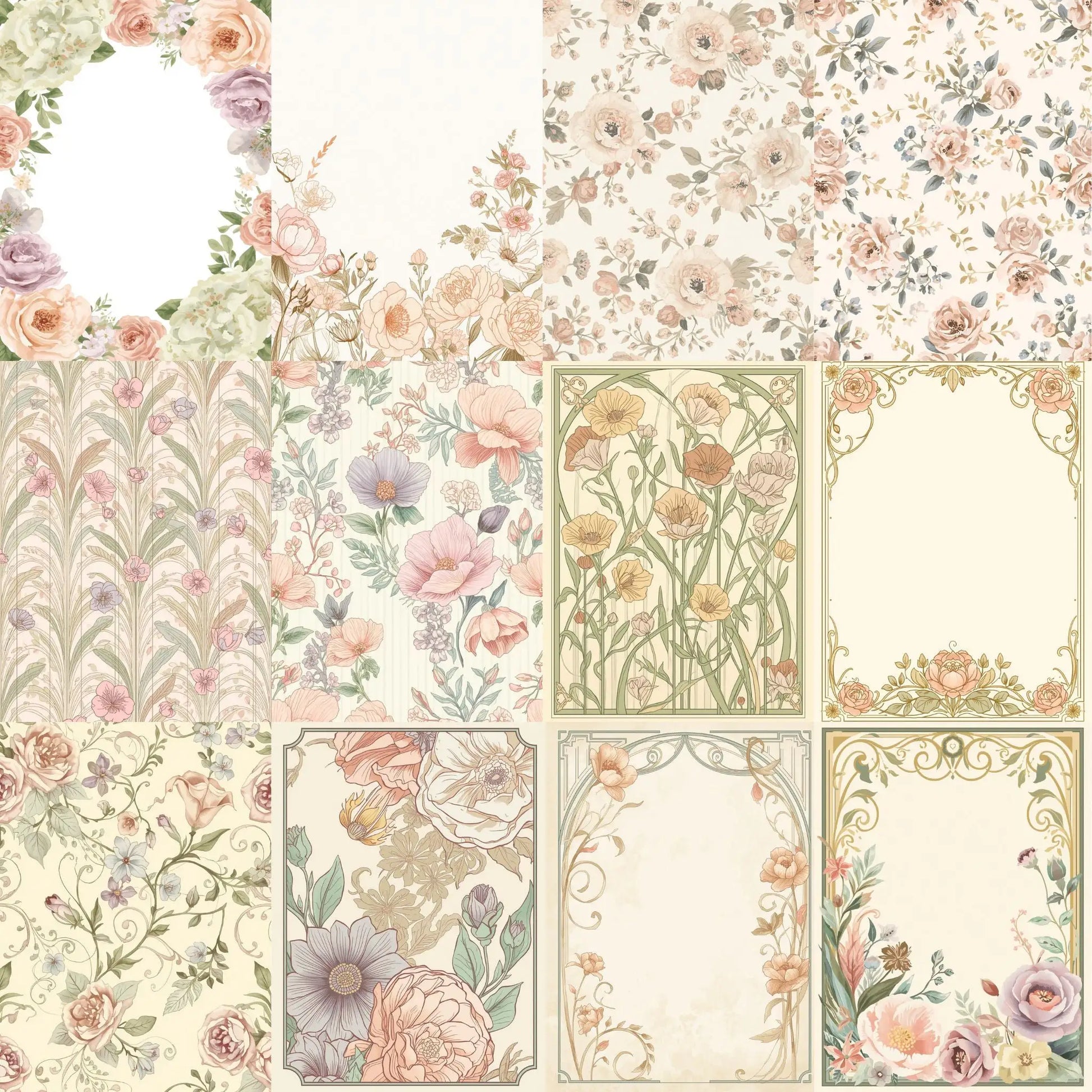 Download - Flowers for Mum (12 Designs) - Printable Heaven