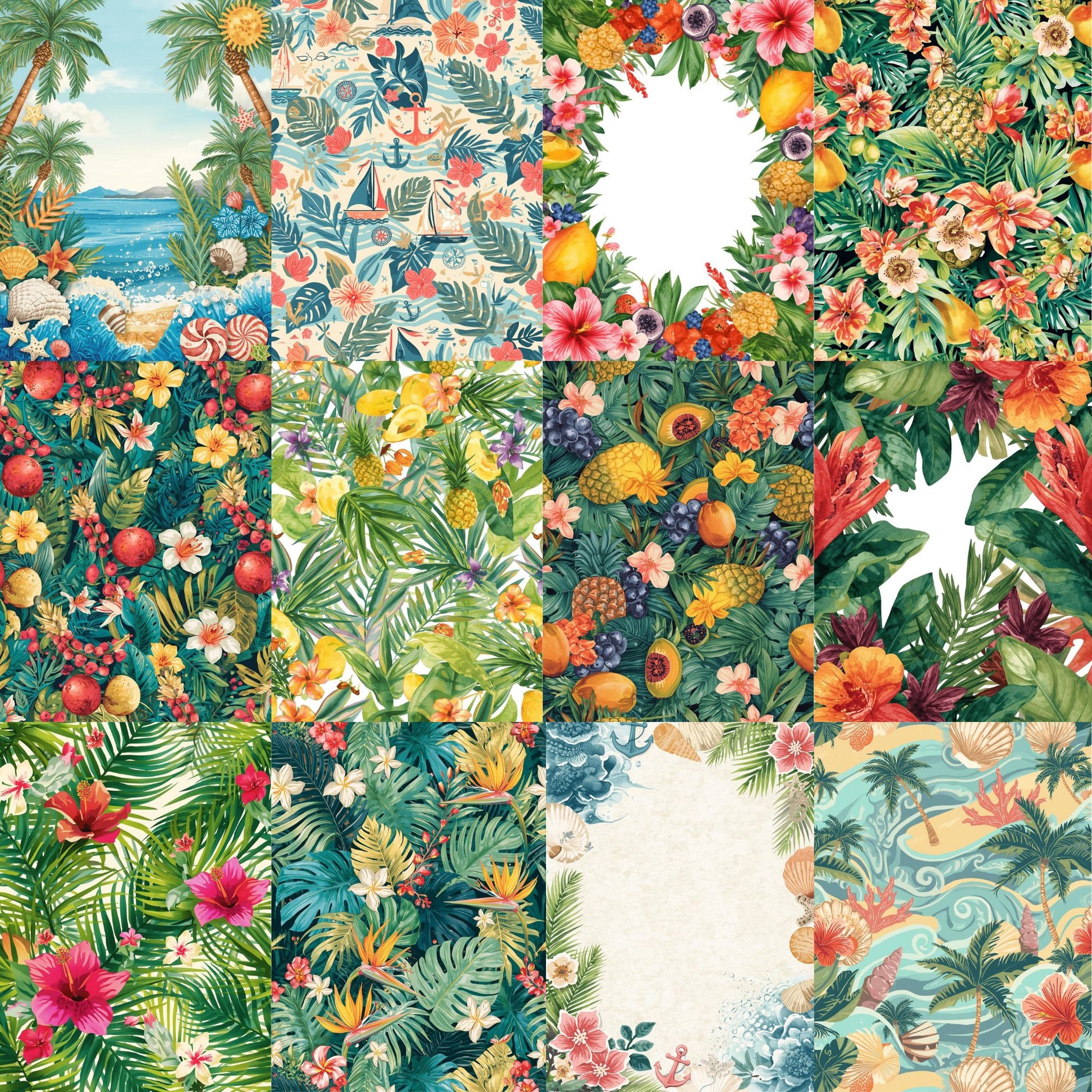 Download - Hot Tropics (12 Designs) - Printable Heaven