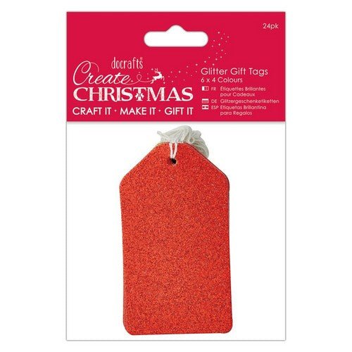Glitter Gift Tags (24pk) - Printable Heaven