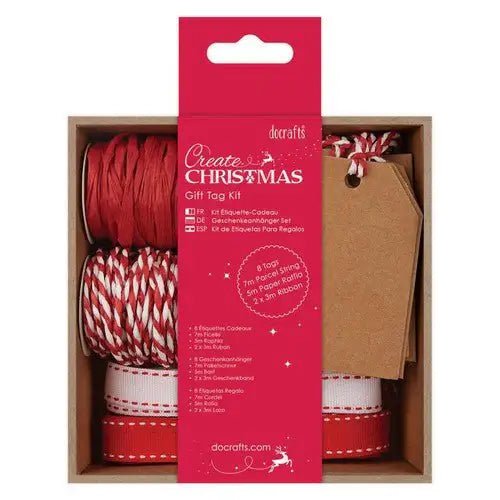 Gift Tag Kit - Red - Printable Heaven